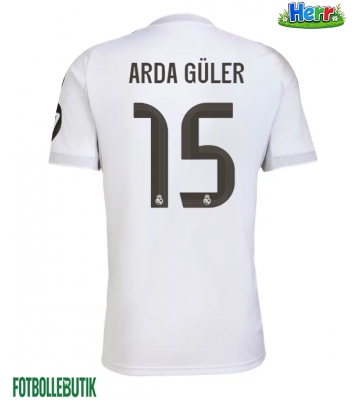 Real Madrid Arda Guler #15 Hemmatröja 2025-26 Kortärmad